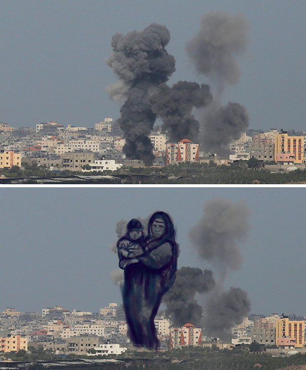 palestine-israel-rocket-strike-smoke-pareidolia-art-2