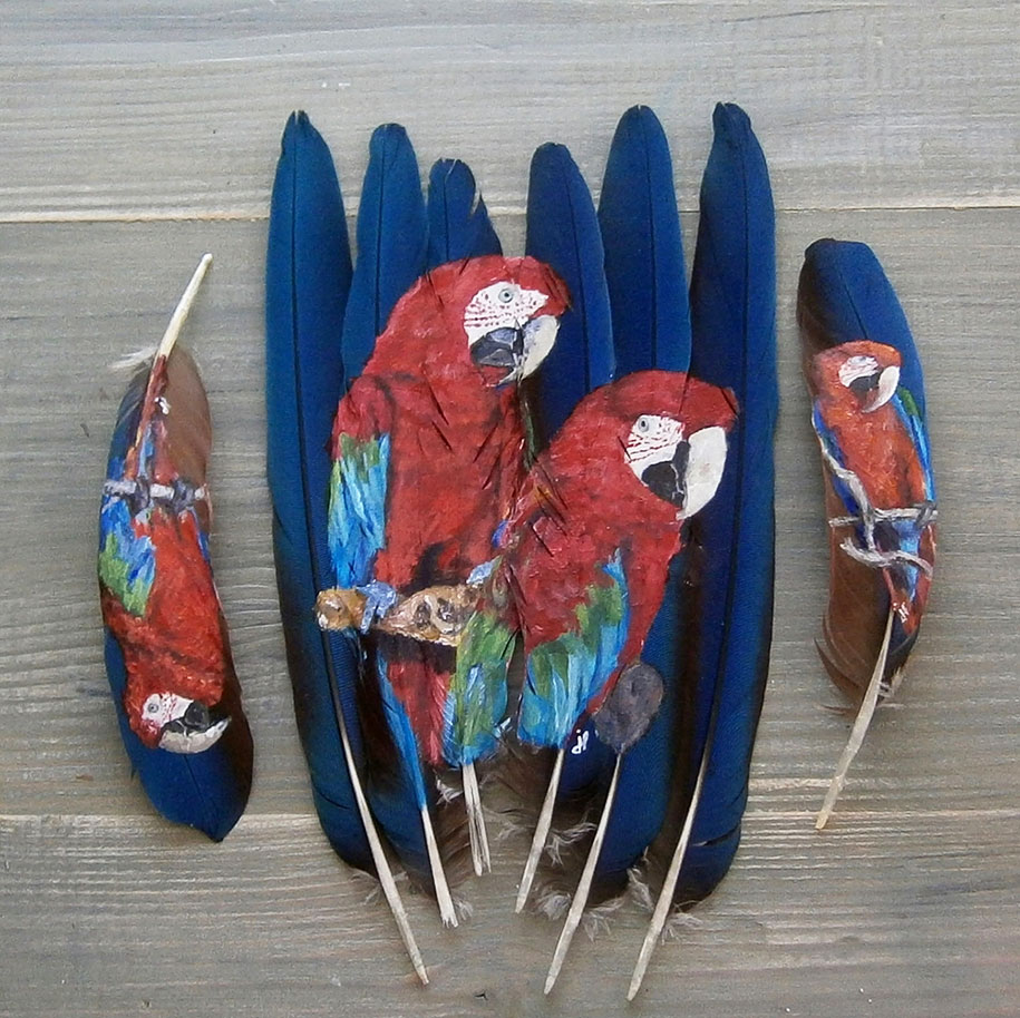 animal-bird-painting-feathers-oil-acrylic-paint-jamie-homeister-11
