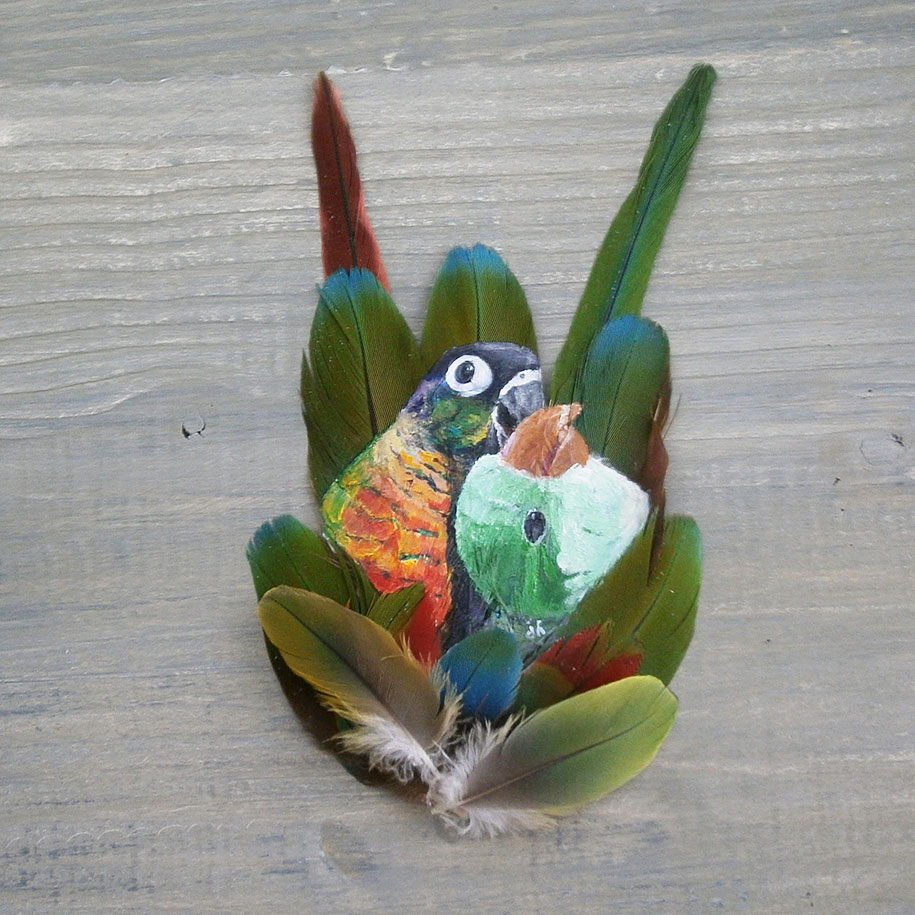 animal-bird-painting-feathers-oil-acrylic-paint-jamie-homeister-18