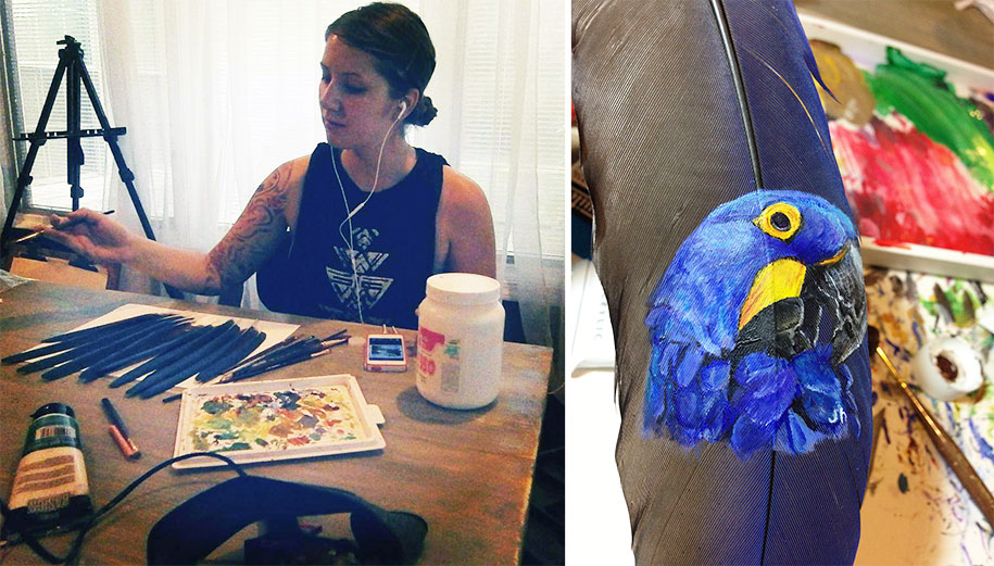 animal-bird-painting-feathers-oil-acrylic-paint-jamie-homeister-22