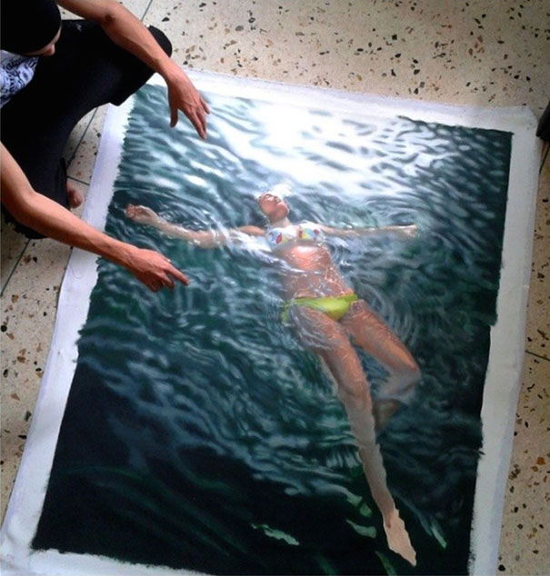 realistic-paintings-water-swimming-people-gustavo-silva-nunez-12