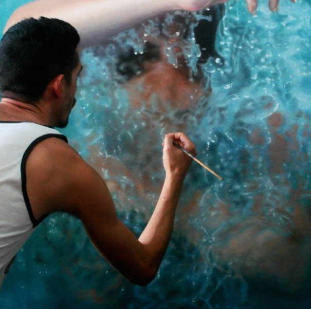 realistic-paintings-water-swimming-people-gustavo-silva-nunez-6