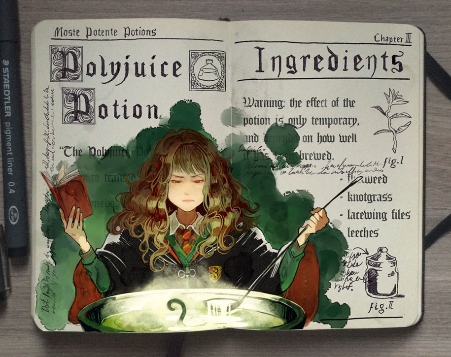 colorful-spell-harry-potter-magic-books-gabriel-picolo-kun-7