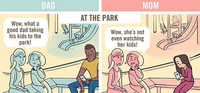 dad-vs-mom-parenting-stereotypes-comics-chaunie-brusie-1