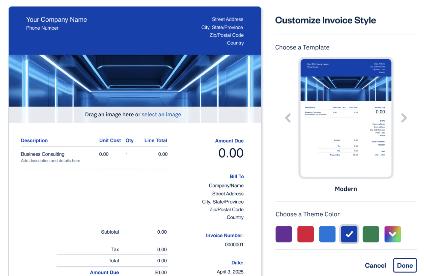Invoicing & recurring billing