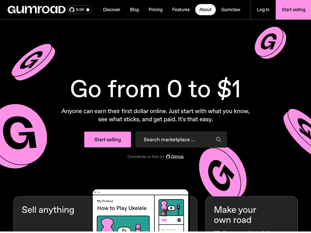 Gumroad screenshot