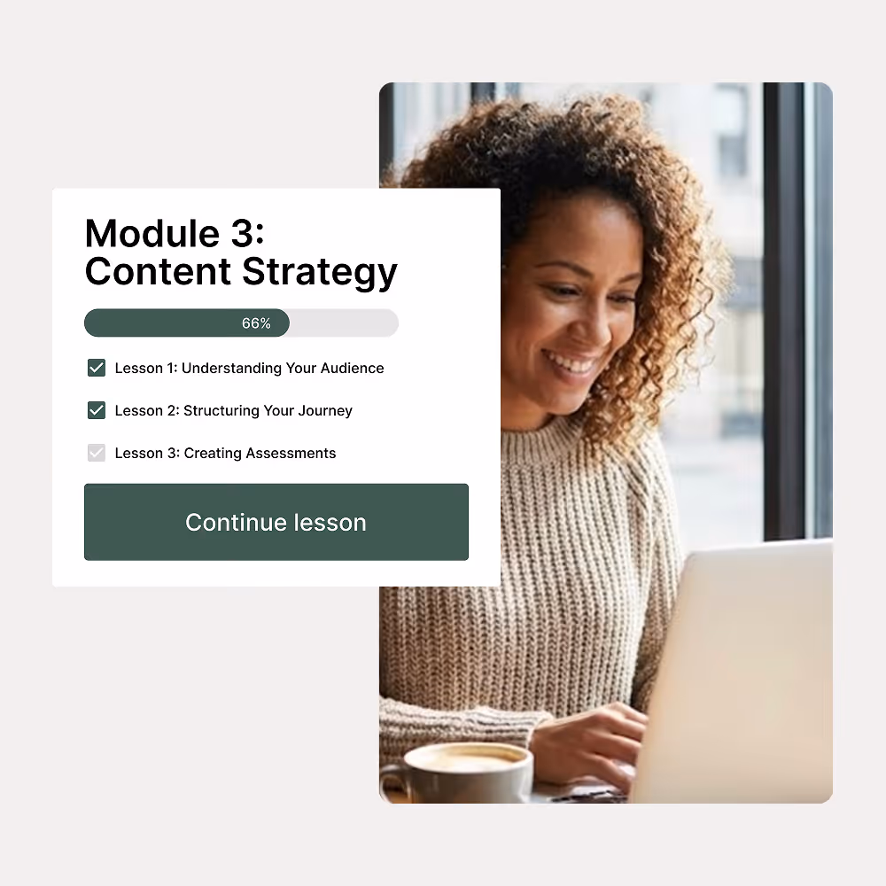 Course & digital product builder