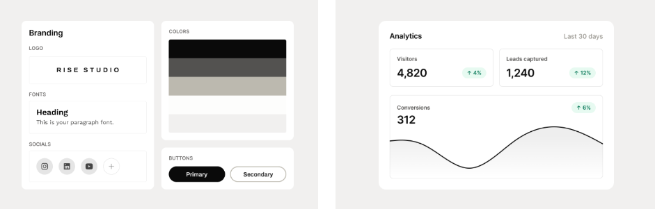 Website & funnel builder