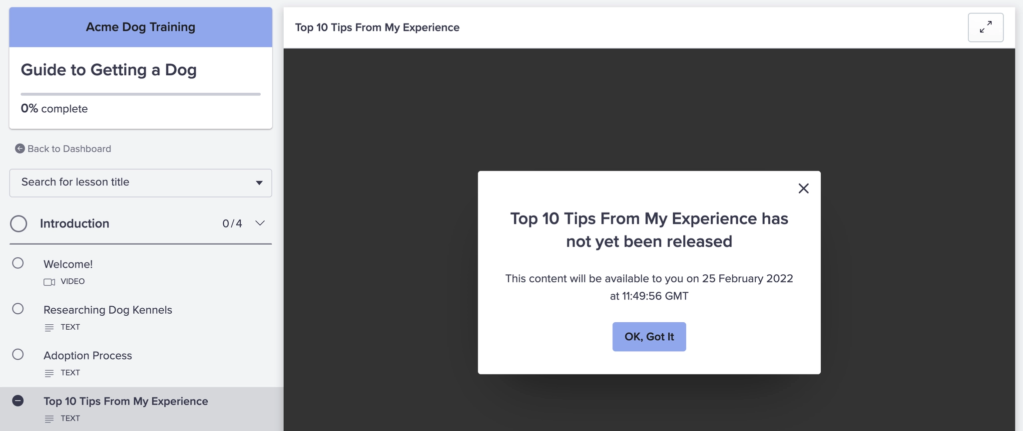 Sales page & course builder