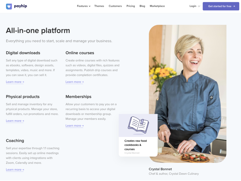 Payhip screenshot