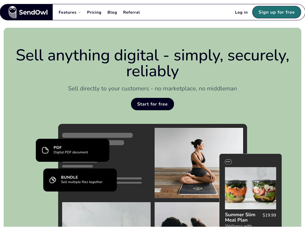 SendOwl screenshot