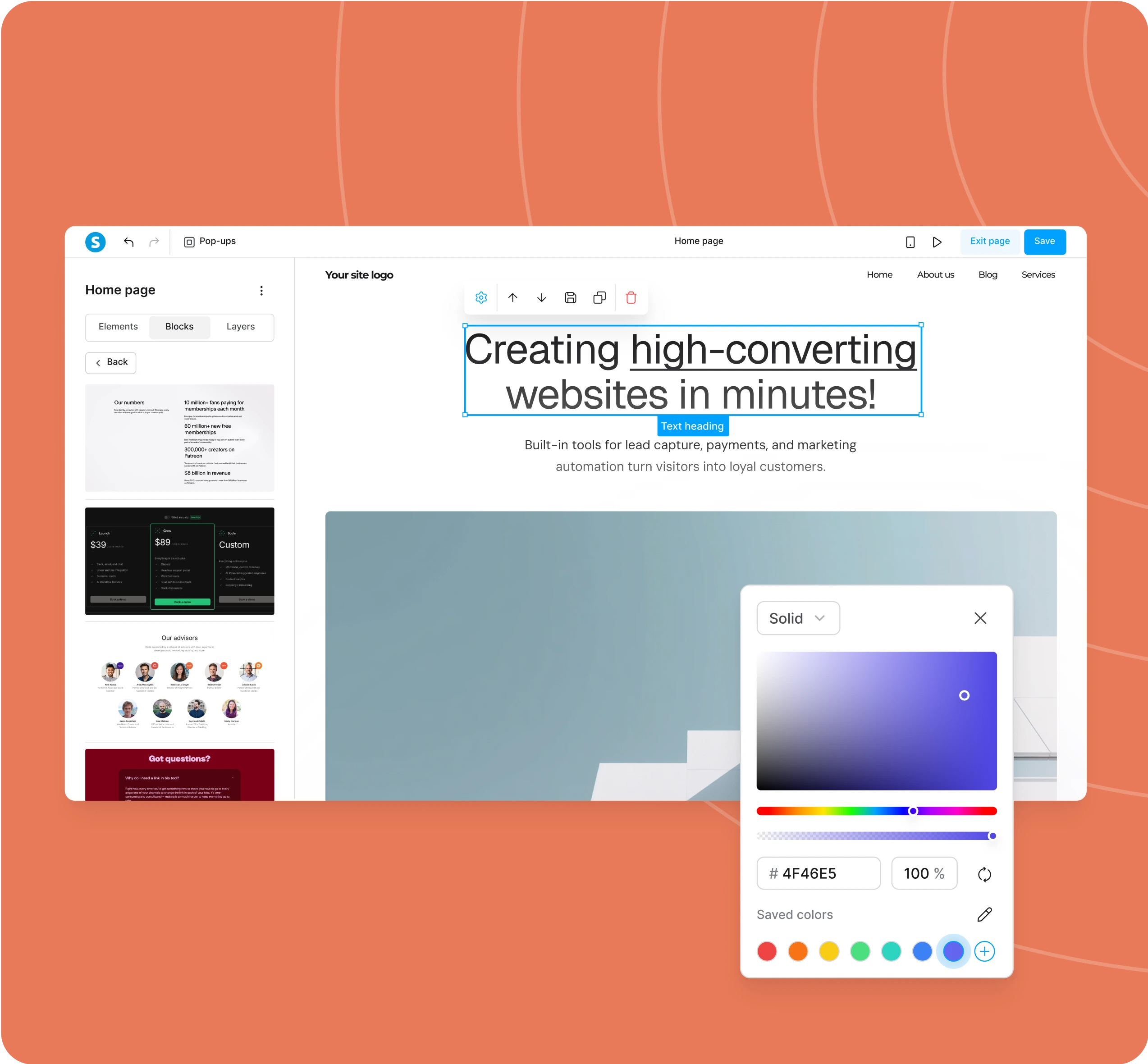 Course & digital product hosting