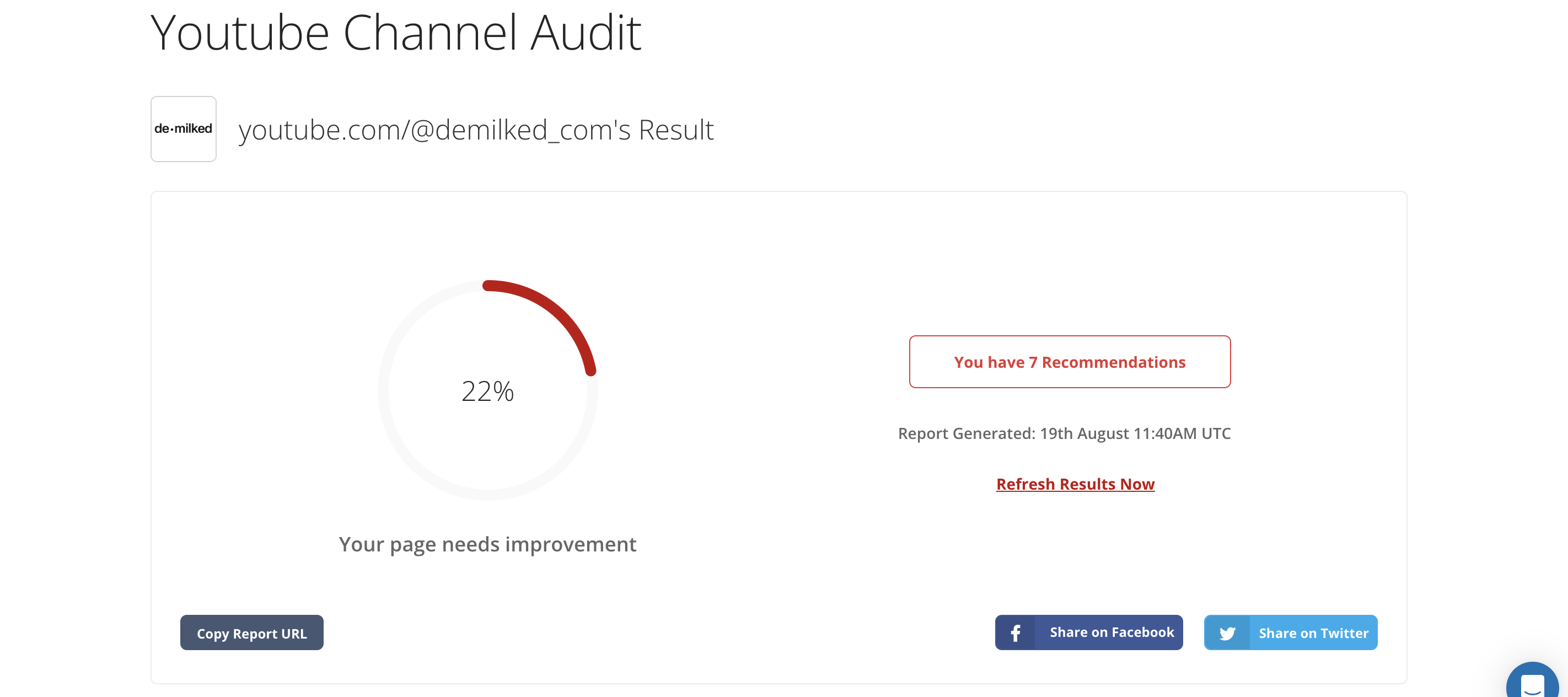 Channel Audit