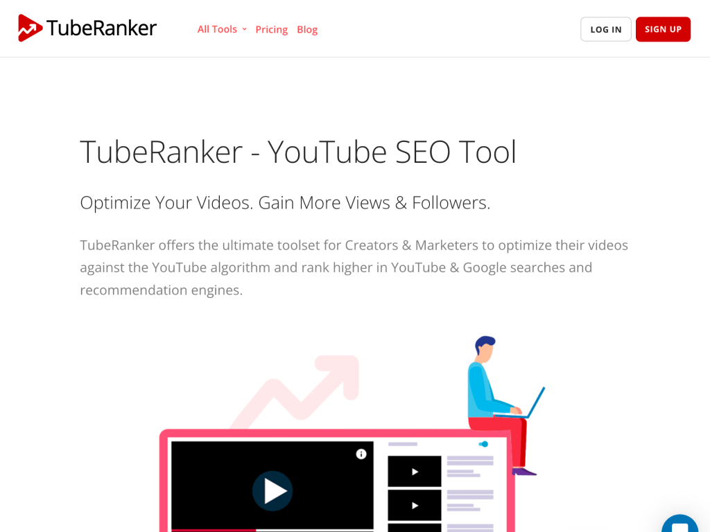 TubeRanker screenshot