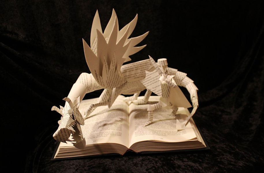 Stories From Books Come To Life In Paper Sculptures By Jodi Harvey-Brown