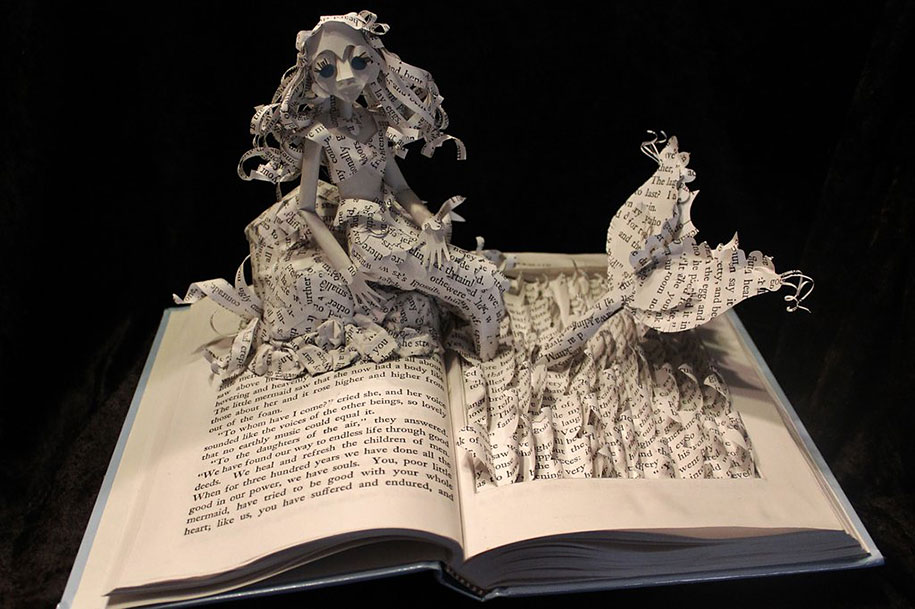 Stories From Books Come To Life In Paper Sculptures By Jodi Harvey