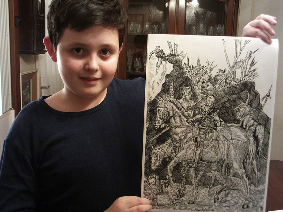 11YearOld Prodigy Creates Fantastic And Highly Detailed