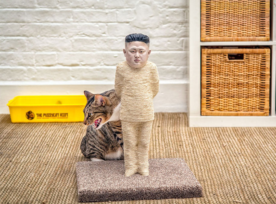putin-kim-jong-un-cat-scratching-posts-protest-pussycat-riot-5