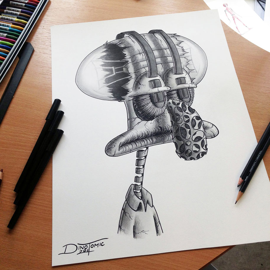 Incredibly Detailed And Realistic Pencil Drawings By Dino 