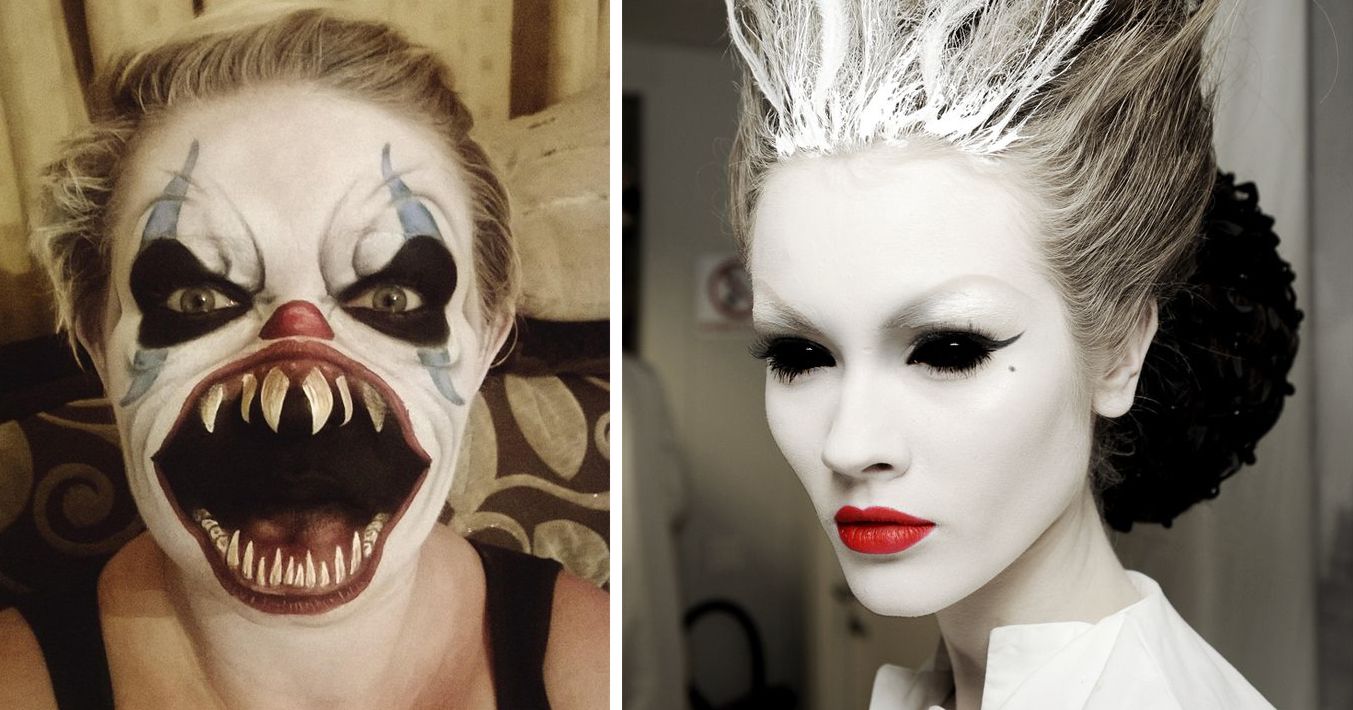 25 Of The Scariest Makeup Ideas For Halloween