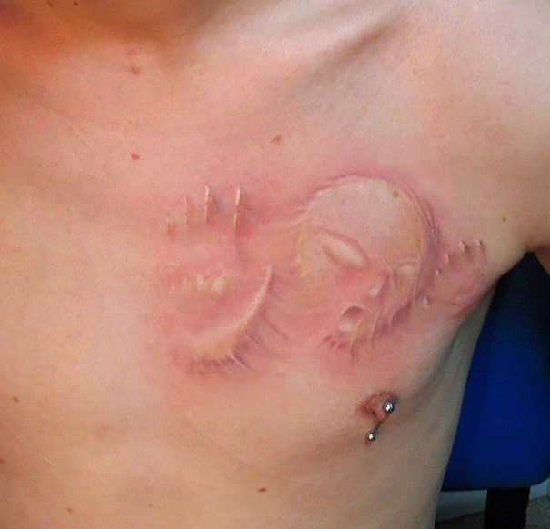 amazing 3d tattoo art 12 - 56  Tatuagens em 3D que irão bagunçar sua mente