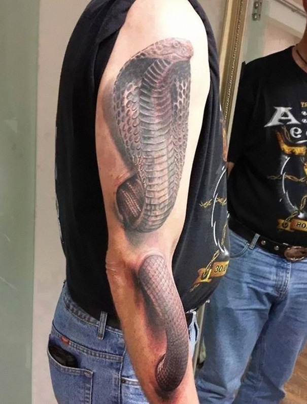 amazing 3d tattoo art 16 - 56  Tatuagens em 3D que irão bagunçar sua mente
