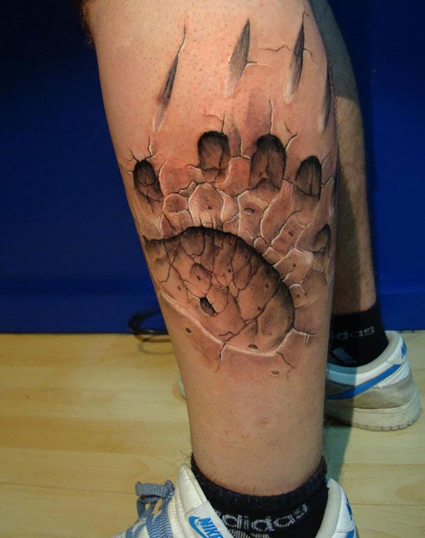 amazing 3d tattoo art 19 - 56  Tatuagens em 3D que irão bagunçar sua mente