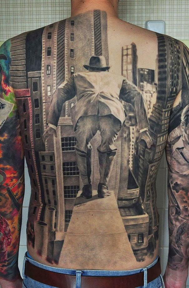 amazing 3d tattoo art 2 - 56  Tatuagens em 3D que irão bagunçar sua mente