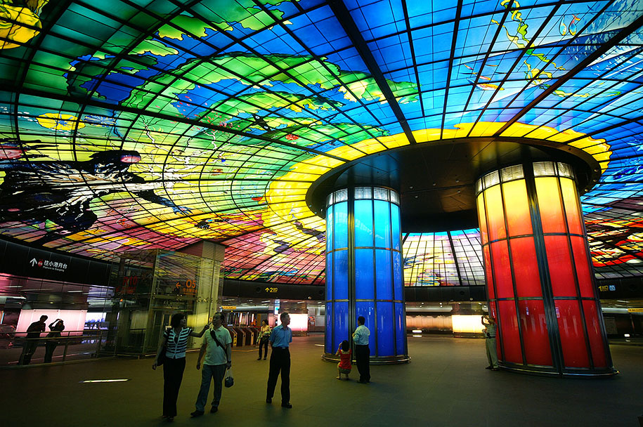 24 Of The Most Impressive Metro Stations Around the World