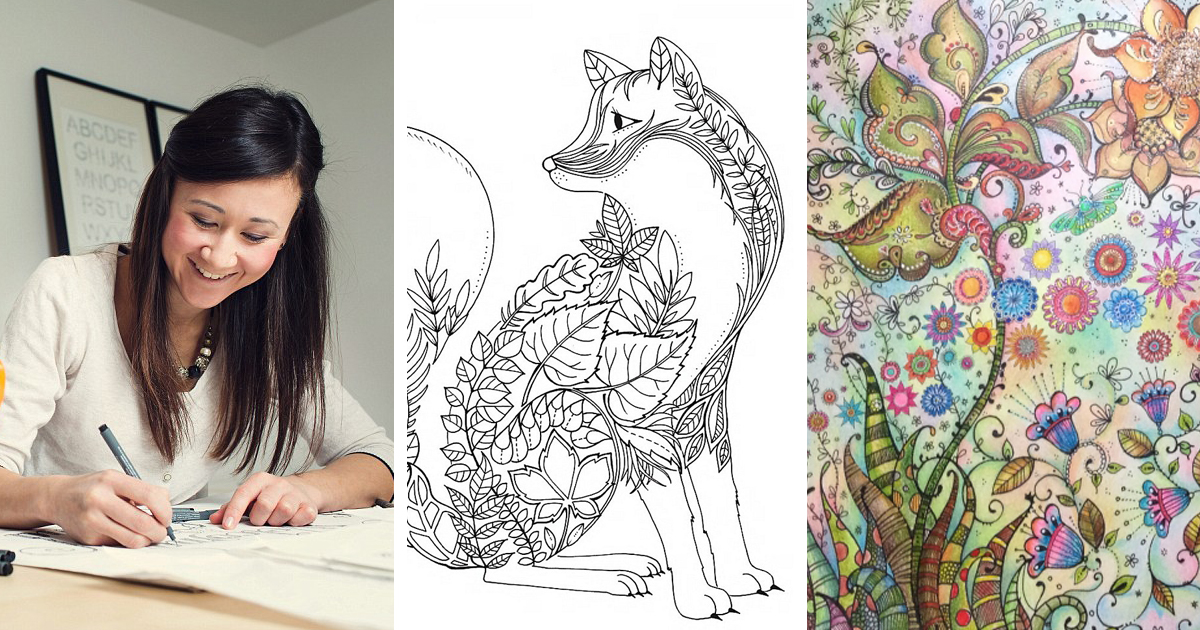 Download British Artist Draws Coloring Books For Adults And Sells Million Copies | DeMilked
