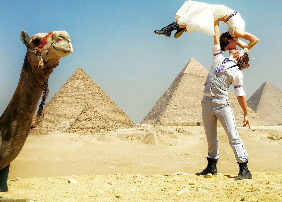 Couple Travels The World To Get Married In 38 Different ...