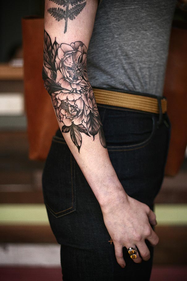 Beautiful Botanical Tattoos By Salem Witch Descendant | DeMilked