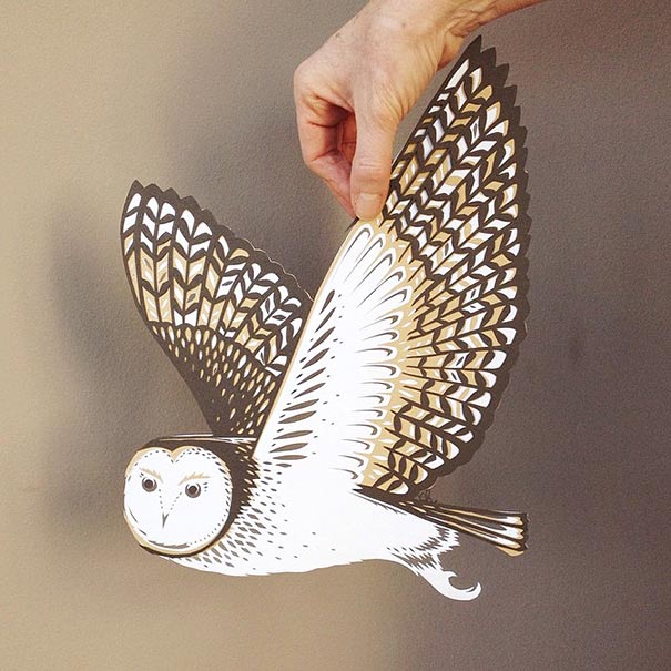 Masterful Paper Cutting Art By Emily Hogarth