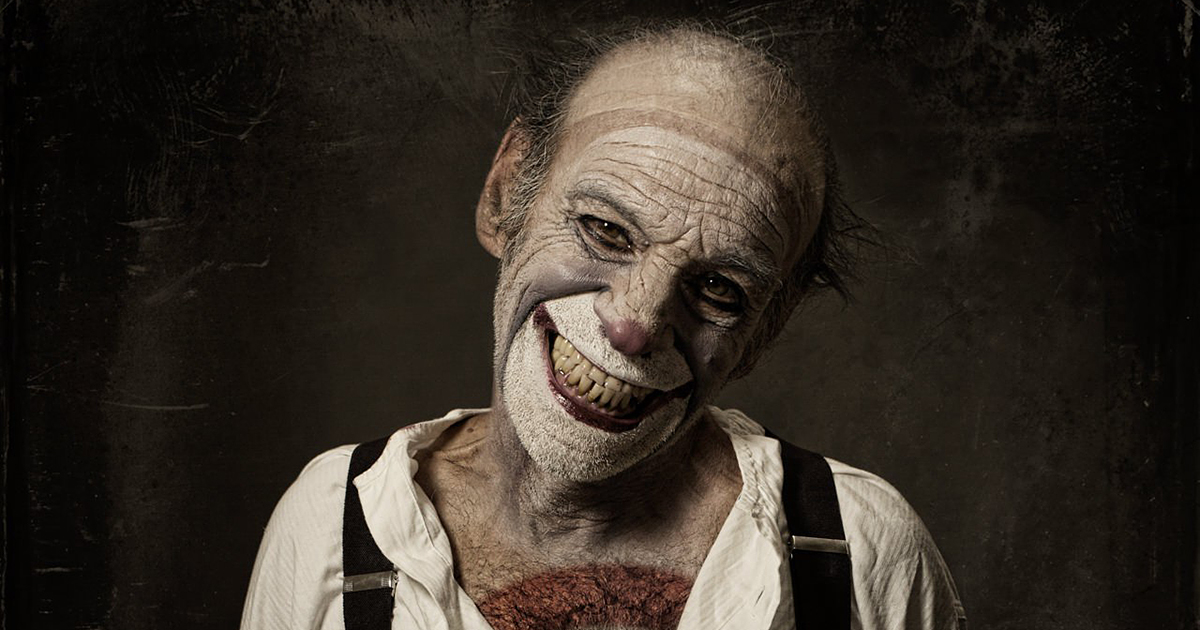 Terrifying Clown Portraits By Eolo Perfido Will Give You Nightmares