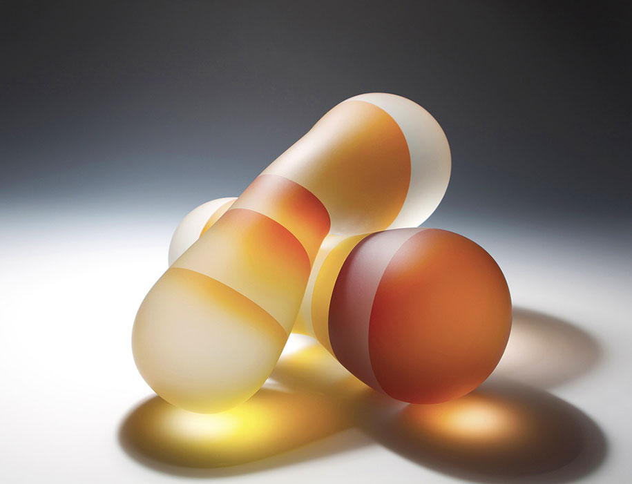 Translucent Glass Sculptures Split Light & Color In The Most Beautiful
