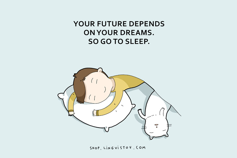 15 Illustrations That People Who Love Sleeping Will Understand