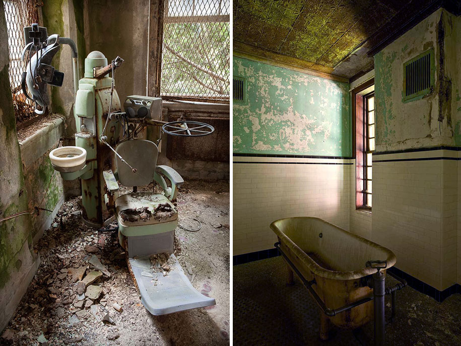 What are some famous abandoned mental hospitals?