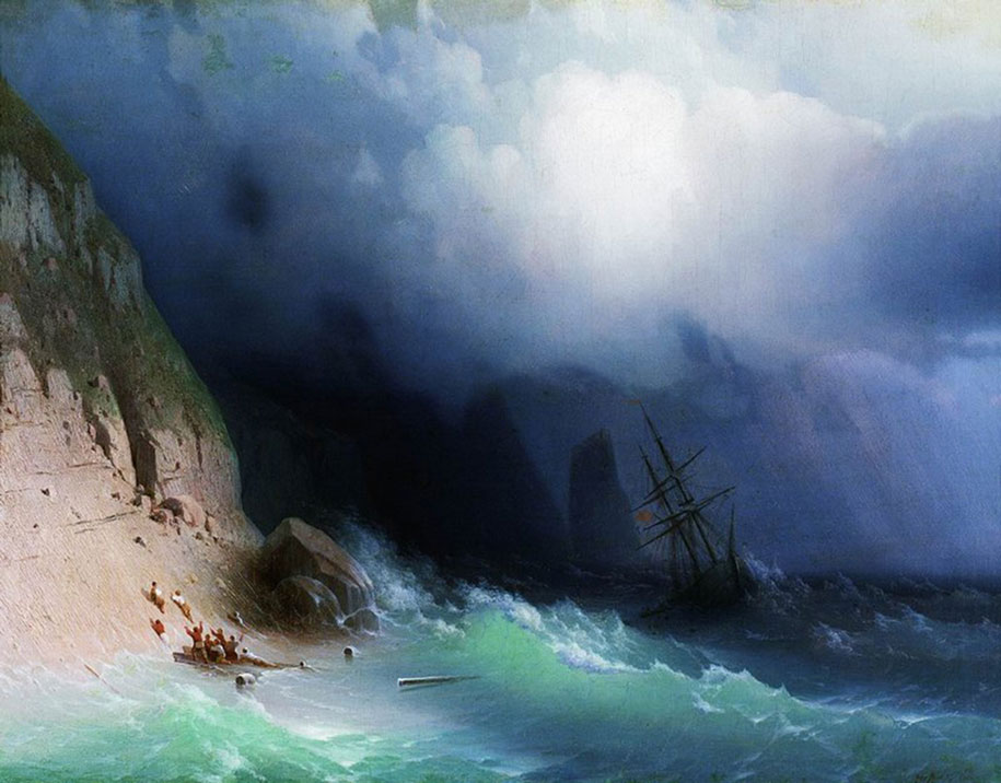 translucent-waves-19th-century-painting-ivan-konstantinovich-aivazovsky-14