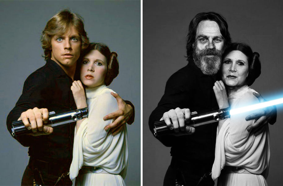 now then star wars cast actors 1 - Star Wars de 1977 O antes e depois dos artistas