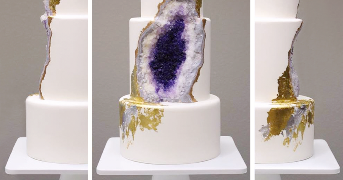 Amethyst Geode Cake Is A Tasty Mineral You Can Eat