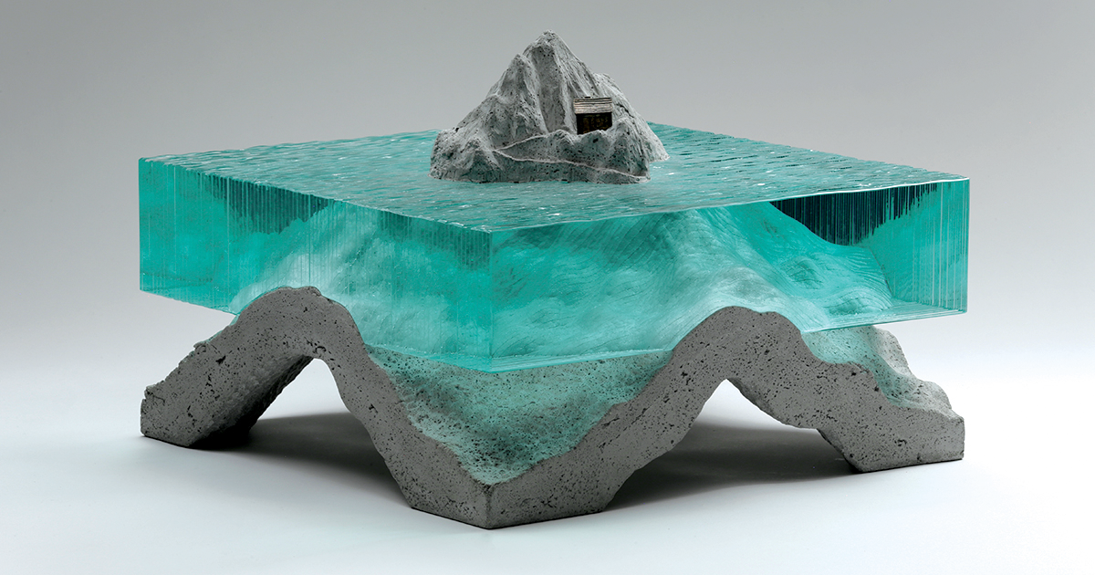 Former Boat Builder Combines Glass And Concrete Into Wonderful Sculptures