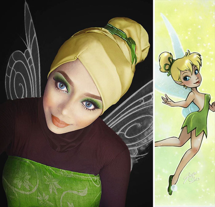 This Woman Uses Her Hijab To Transform Herself Into Disney 