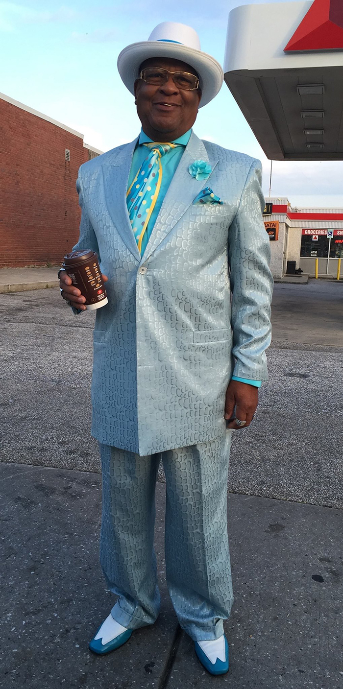 Man Dresses Up Every Sunday To Take His Grandmother To Church