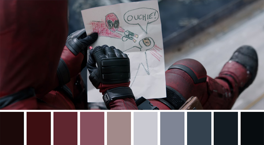 Paleta de colores - Deadpool