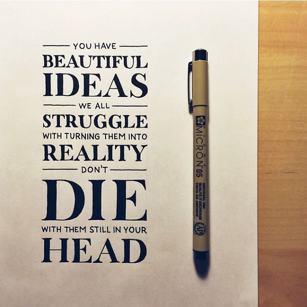 14 Inspirational Quotes Written In Beautiful Calligraphy ...