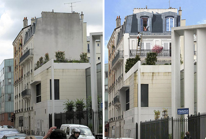 street art hyper realistic fake facades patrick commecy 24 - Artista francês transforma fachadas de prédios em desenhos cheios de vida