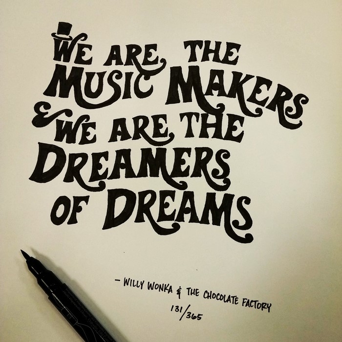 Artist Writes 365 Movie Quotes In Beautiful Calligraphy