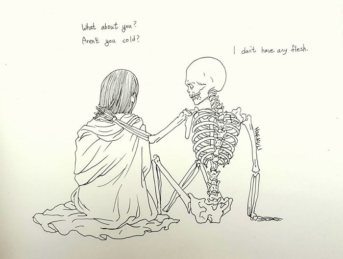 depression-death-skeleton-drawings-haenuli-shin-12