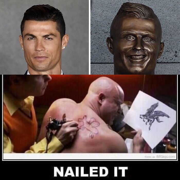 Cristiano Ronaldo's New Statue Sparked A Hilarious ...