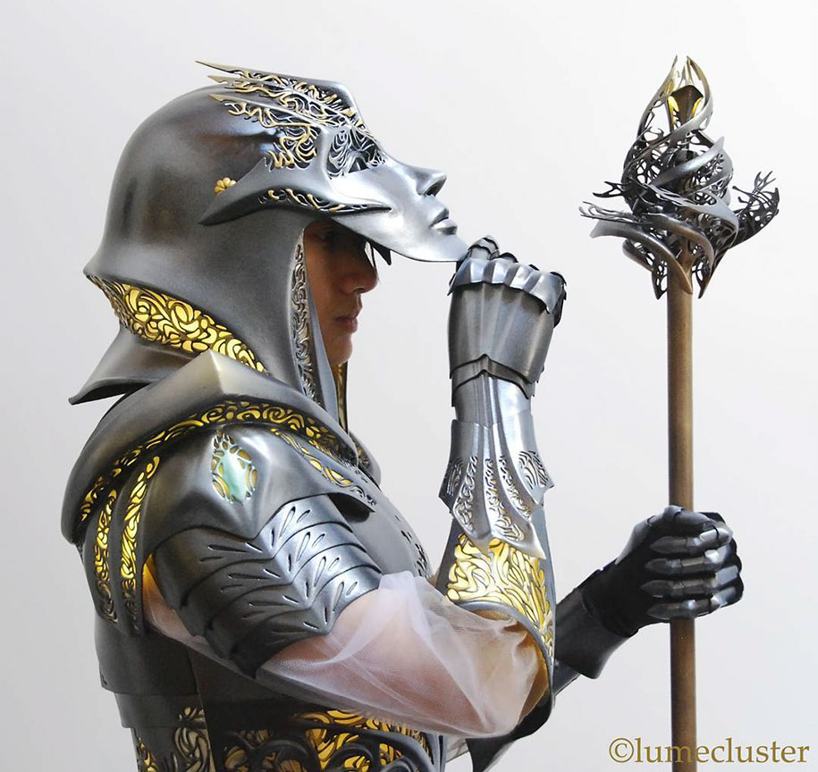 3d printed fantasy armor cosplay melissa ng 18 - Fantasia de armadura feito em 3D é o sonho de todo cosplay